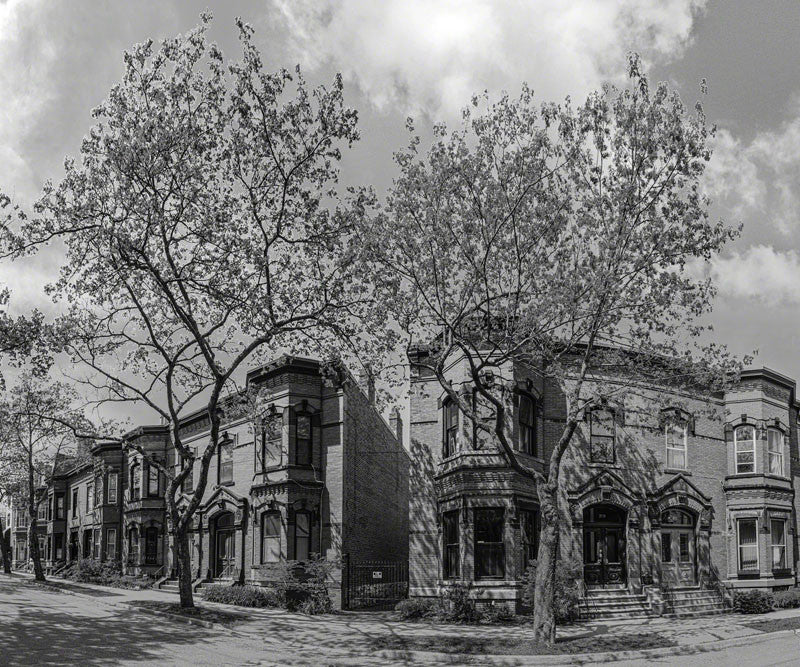 Germain BW - City Market Canvas Art