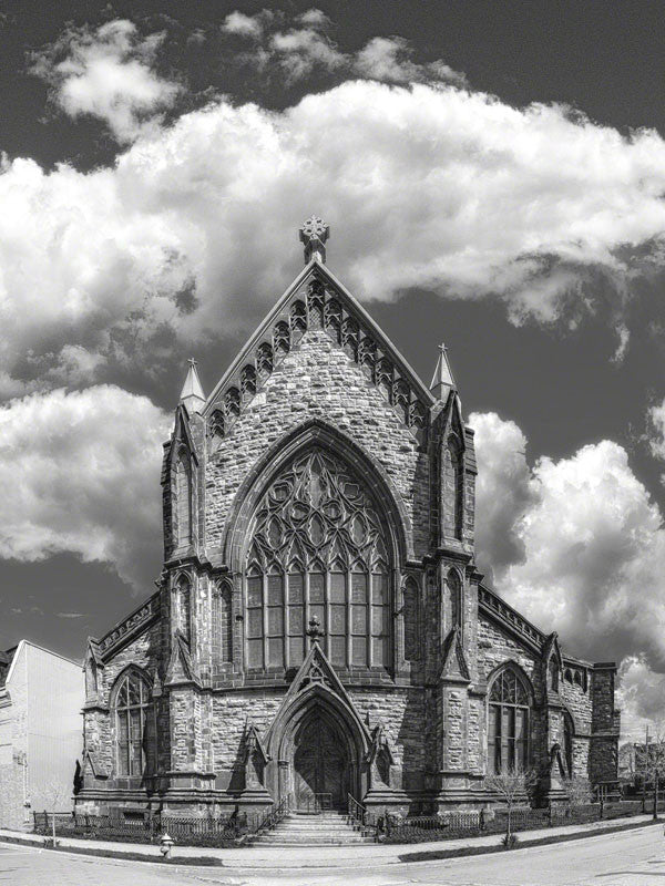 Gothic Arches BW - City Market Canvas Art