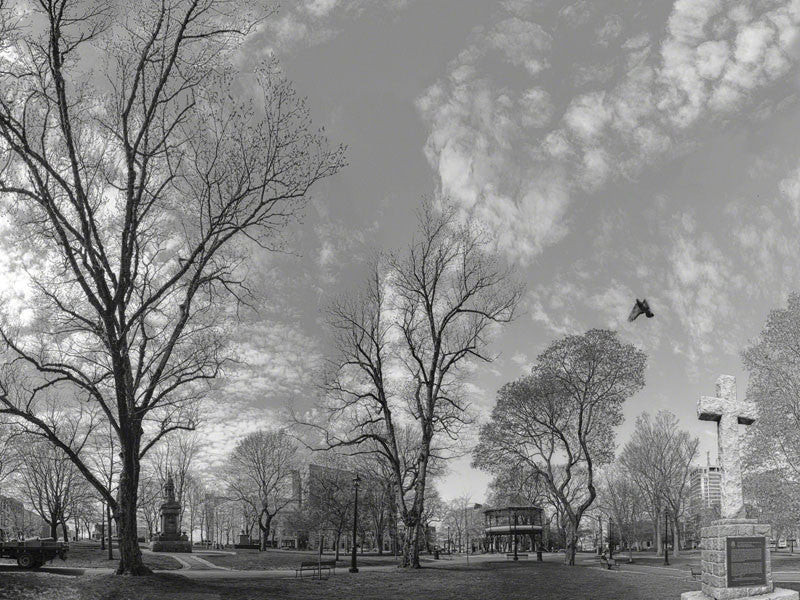 Kings Square BW 2 - City Market Canvas Art
