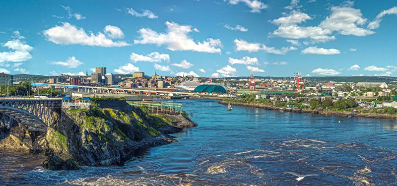 Saint John - Reversing Falls - City Market Canvas Art