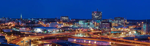 Saint John Night View Panorama HDR