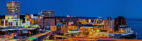 Saint John Night View Panorama